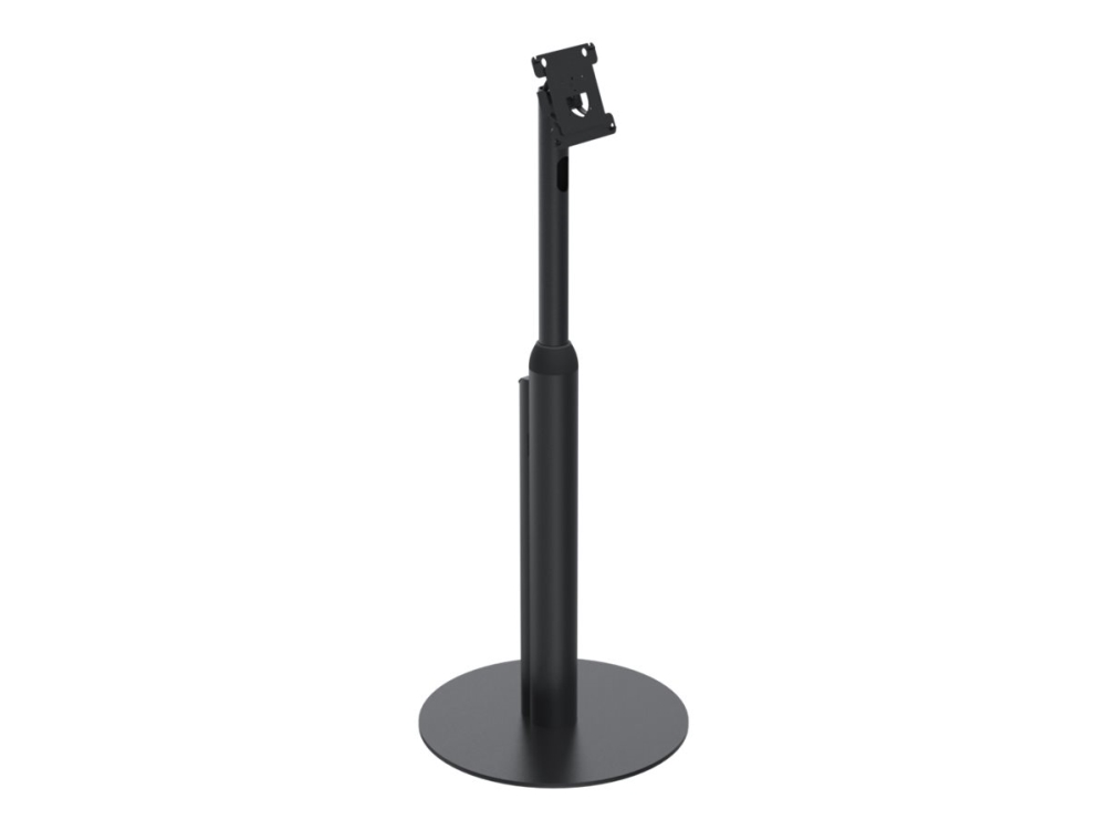 Ergonomic Solutions - Stativ - For Pos System - Værktøjsfri Montering, Intern Kabelhåndtering, Stabil Og Elegant Design - Metal - Sort - Skærmstørrel