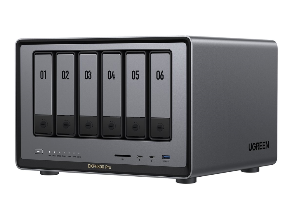 Ugreen Nasync Dxp6800 Pro Nas-System Mit 6 Einschüben