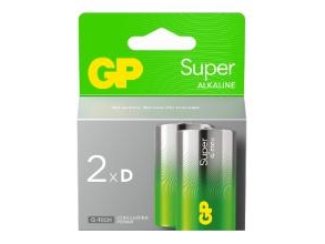 Gp Super Alkaline D Batterie 2Er-Pack, 10 Stk./Bk - (20 Stk.)