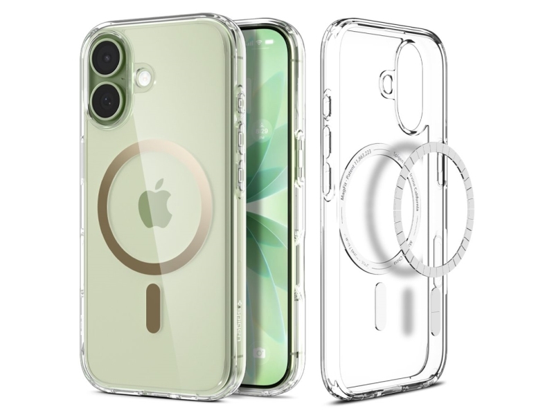 Spigen Ultra Hybrid Magsafe Gehäuse Für Apple Iphone 17 - Transparent Gold