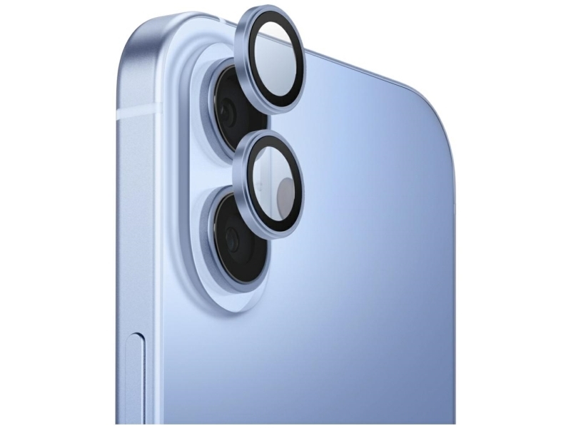 Uniq Optix Aluminium-Kameralinse-Schutz Für Iphone 17 Mit Applikator - Blau