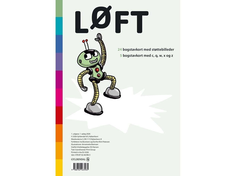 Løft. Bogstavkort Med Støttebillede | Dorthe Klint Petersenina Borstrøm