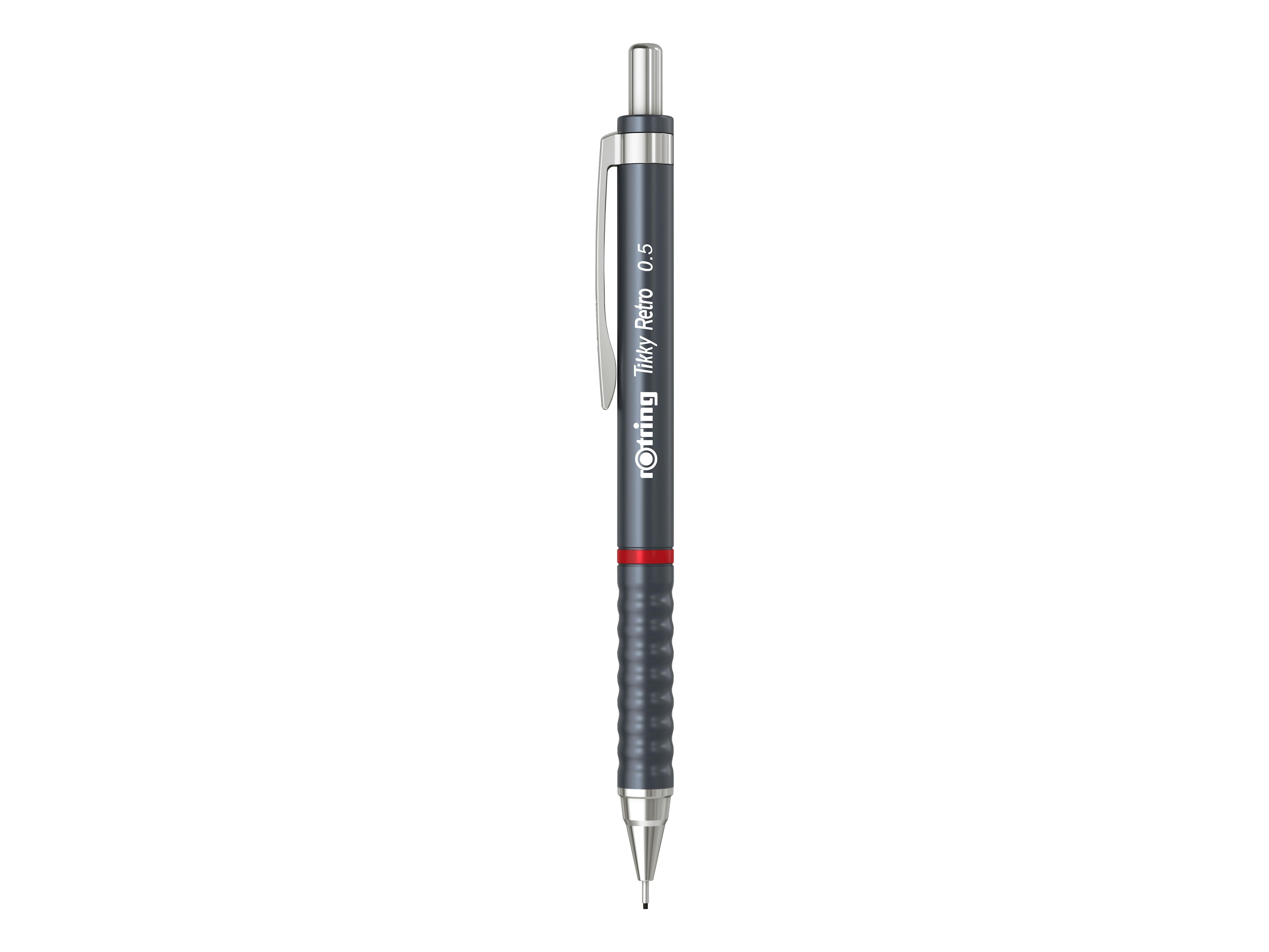 Rotring Tikky Retro, Grå, Plast, Grå, 2B, 0,5 Mm, Rund
