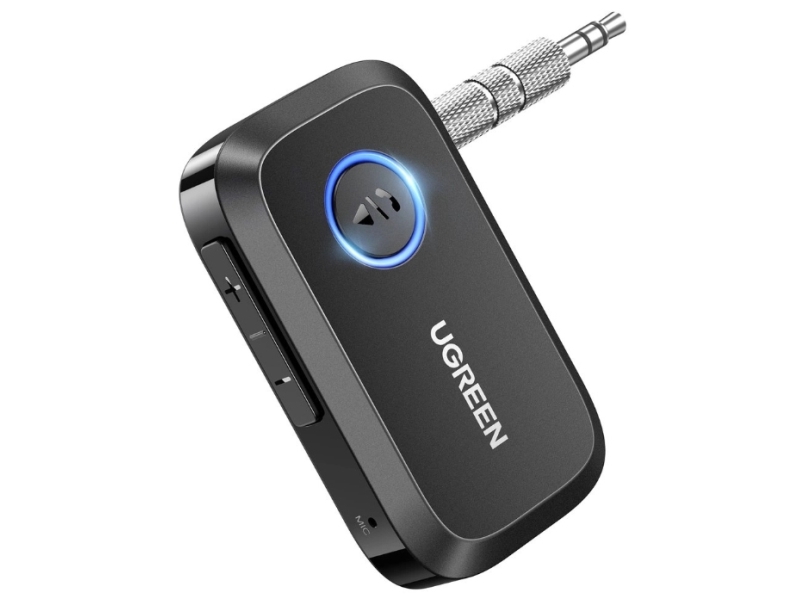 Ugreen CM596 Bluetooth 5.3 AUX Audio Receiver - Sort