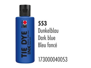 Marabu Tie Dye Ink, Dunkelblau, 80 Ml, 1 Stück(E), Stoff