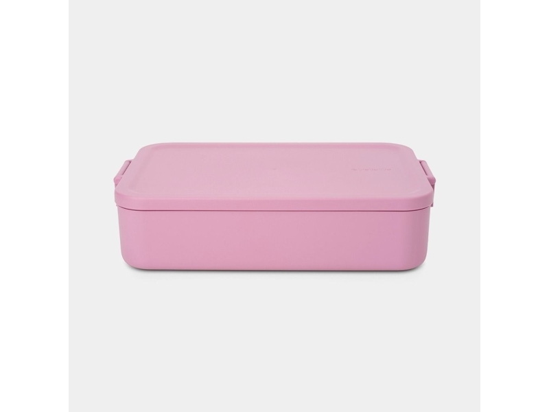 Brabantia Make & Take, Frokostbeholder, Voksen/barn, Lyserød, Plast, Monokromatisk, Rektangulær