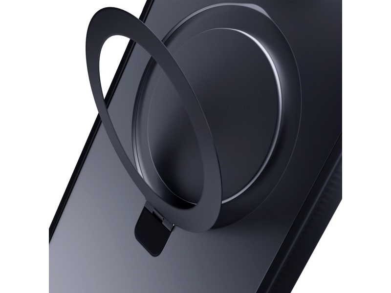 3Mk Smoke Case Mag&Stand Til Apple Iphone 12 Pro Max - Sort