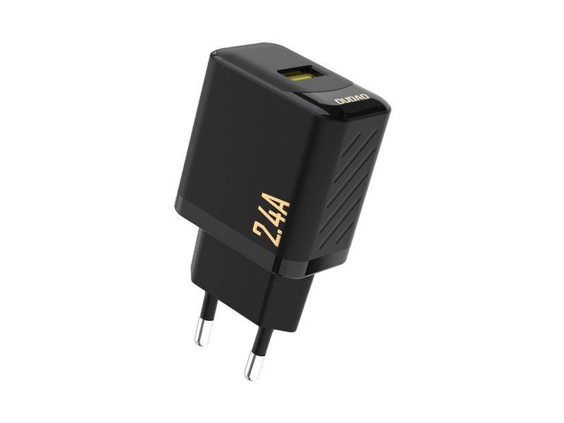 Dudao A23EU adapter 12W GaN 1xUSB-A svart | TV, Ljud & Bild - Hörlurar & Mikrofoner | GameStuff