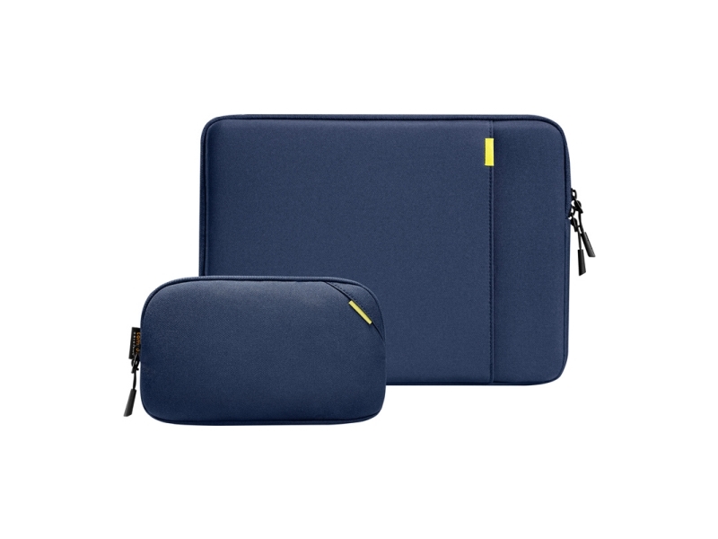 tomtoc Defender A13 14 laptop sleeve og tilbehørstaske, blå