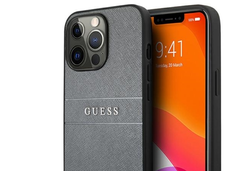 Guess Guhcp13lpsasbgr Iphone 13 Pro / 13 6.1" Rem Safiano Grå/Grå