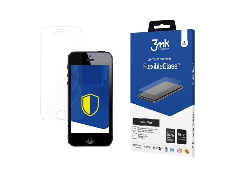 3Mk Flexibleglass Hybridglas Til Iphone 5 / 5S / Se