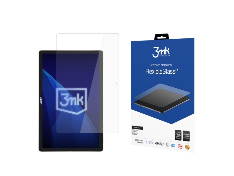 Hybrid 3Mk Flexibleglass, Sockelleisten Acer Iconia Im10-22 - Iki 13"