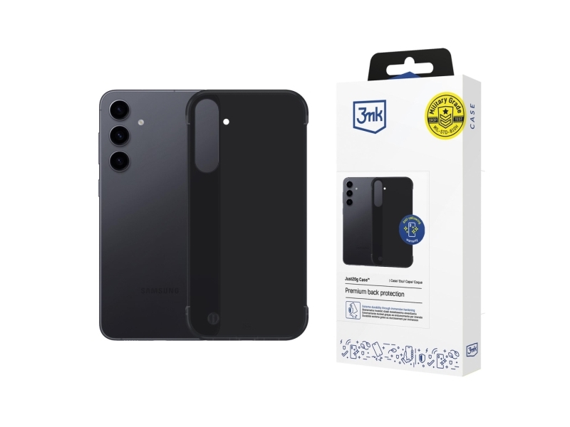 3Mk Just20g Mat Cover Til Samsung Galaxy S24 - Mat Sort