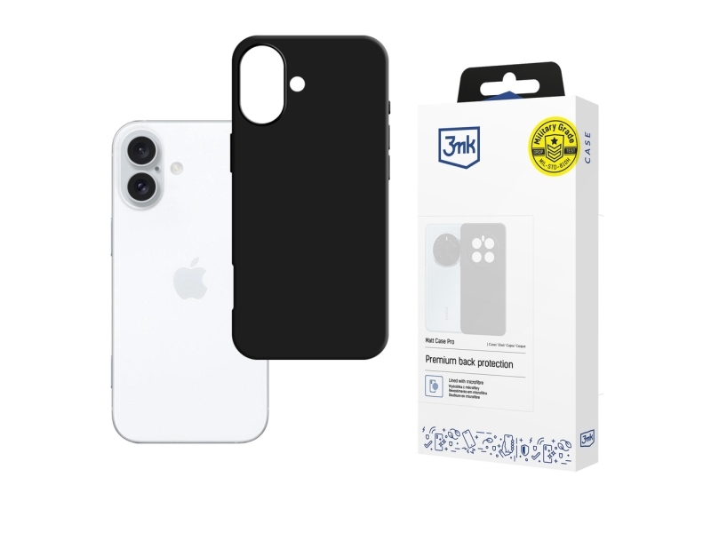 3Mk Apple Iphone 16 Plus - 3Mk Matt Case Pro
