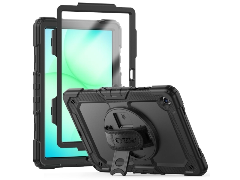 Etui til tablet 4kom.pl Tech-Protect SOLID Galaxy Tab A9+ / A11+ PLUS 11.0 X210 / X215 / X216 / X230 / X235 / X236 Black