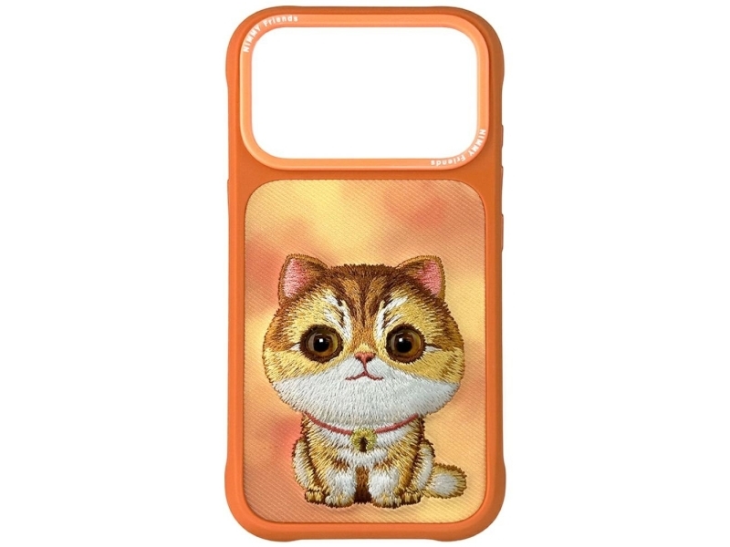 Nimmy Hülle Big Eyed Pet 2.0 Cat Für Iphone 17 Pro Orange
