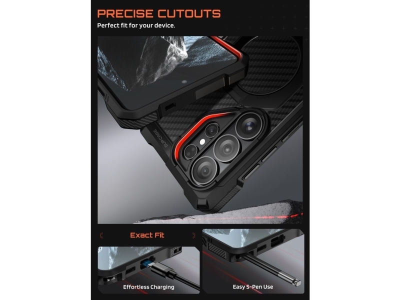 Supcase Ub Grip Mag Magsafe Case Für Samsung Galaxy S26 Ultra - Schwarz