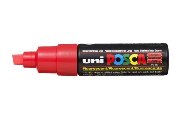 Paintmarker Posca Pc-8K Neon Rød