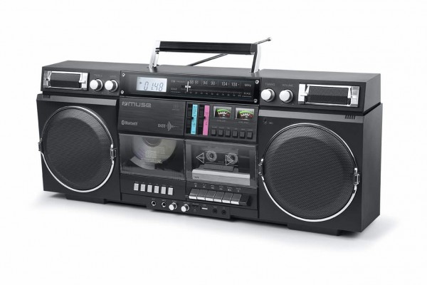 Muse M-380 GB - boombox - CD USB-host flash memory card Cassette Bluetooth - MP3-Afspiller