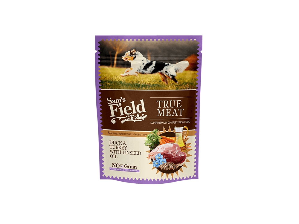 Sams Field Nassfutter Duck & Turkey 260G
