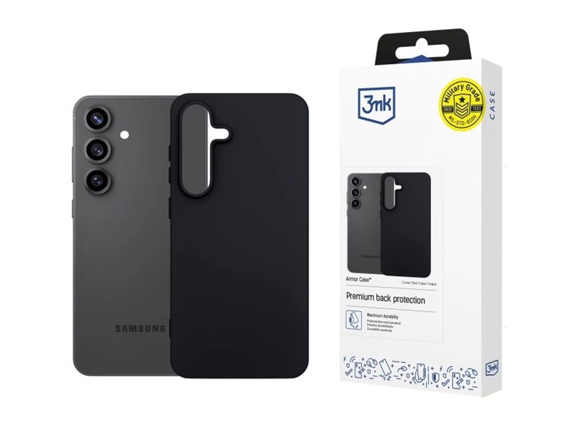 3Mk Matt Case Hülle Für Samsung Galaxy S25 Fe Schwarz