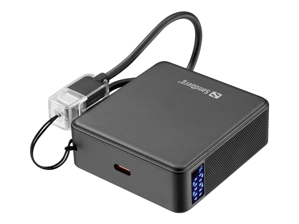 Sandberg Nano - Powerbank - 10000 mAh - 37 Wh - 20 Watt - PD (USB-C)