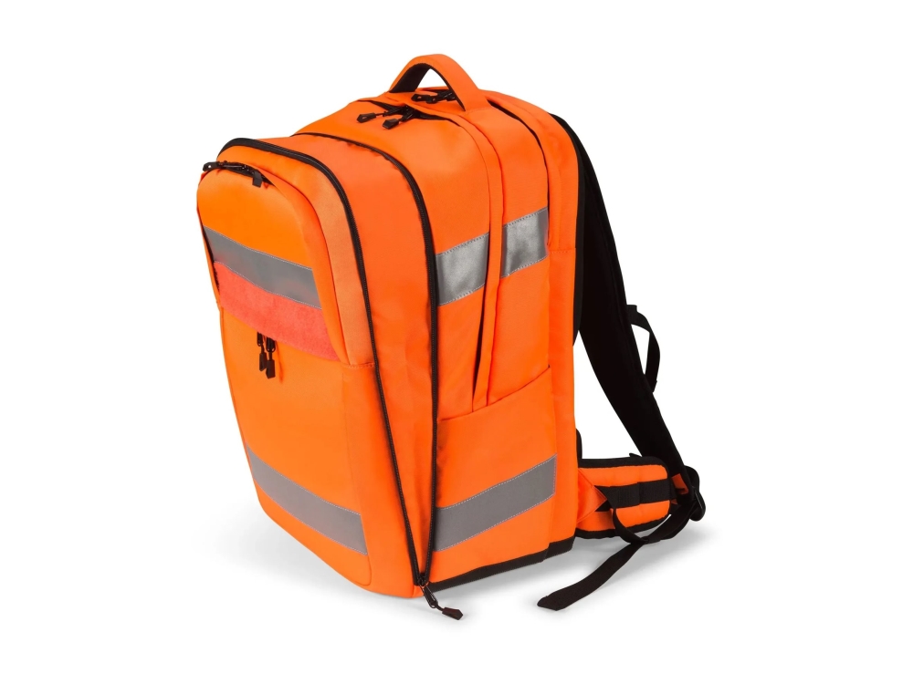 DICOTA Hi-Vis V2 - Ryggsäck - 32-38 liter - polyester, termoplastisk polyuretan (TPU) - orange | Foto och video - Väskor - Kompakt | GameStuff
