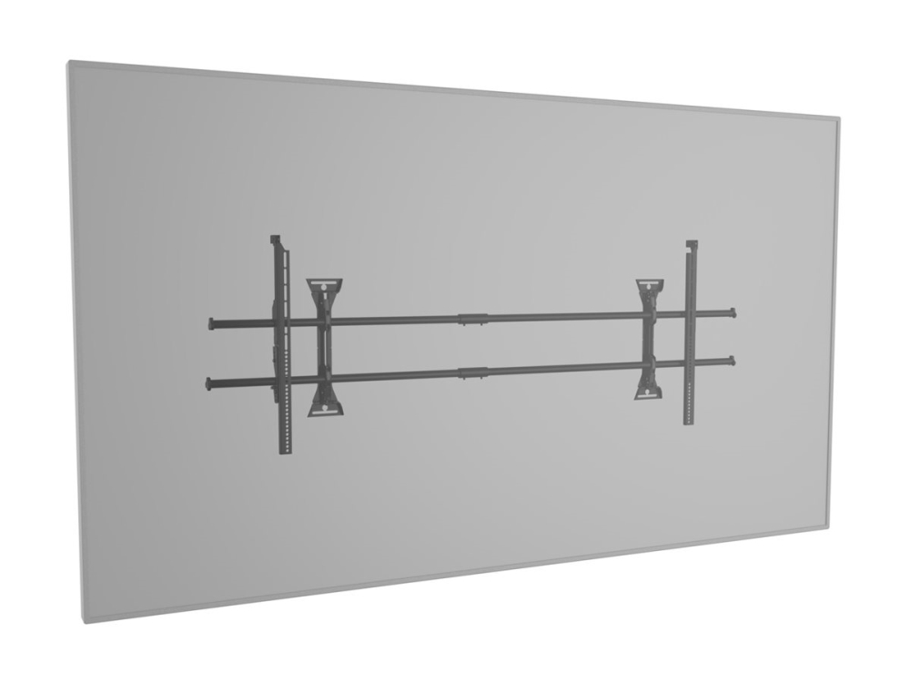 Chief Ultrawide Micro-Adjustable Wall Mount - For Displays 80-120"- Black - Monteringssæt (Beslag) - Ekstra Stor - For Fladt Panel - Sort - Skærmstør