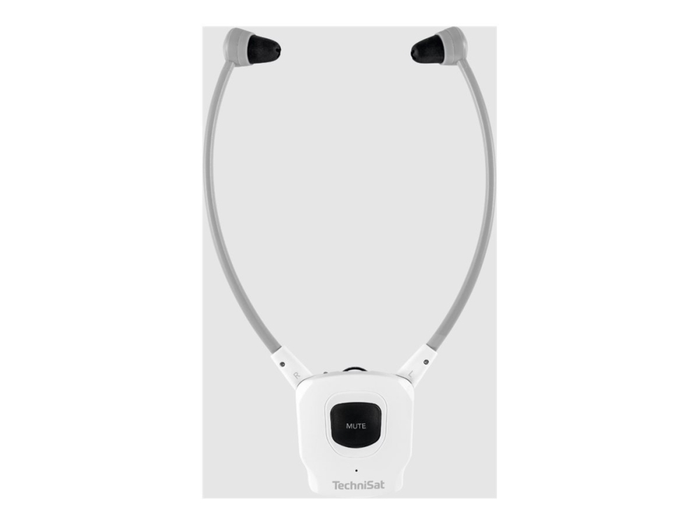 Technisat Stereoman Isi 3 - Hovedtelefoner Med Mik. - Under Hagen - 2,4 Ghz - Trådløs - Hvid