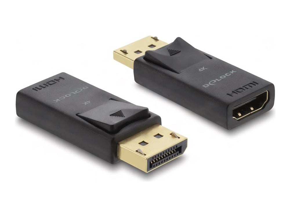 Delock 61086, Displayport, Hdmi, Schwarz