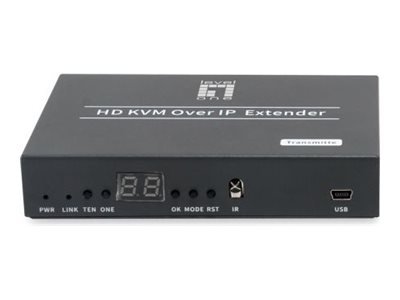 Levelone Hve-6701T - Video/Audio/Infrarød/Usb/Seriel Forlænger - Sender - Hdmi - Over Cat 5E/6/7 - Op Til 150 M