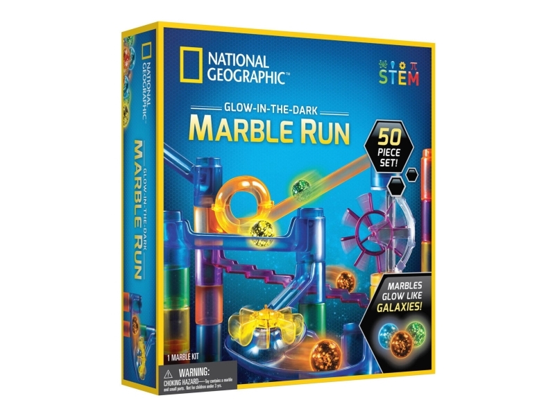 National Geographic Glow-In-The-Dark Marble Run