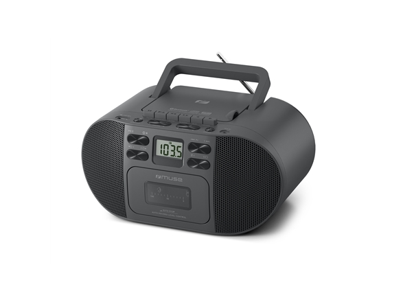 Muse M-188 RDC radio/CD/MP3 kassette | bærbar radio med Blu-ray CD/MP3 kassetteoptager | AUX in