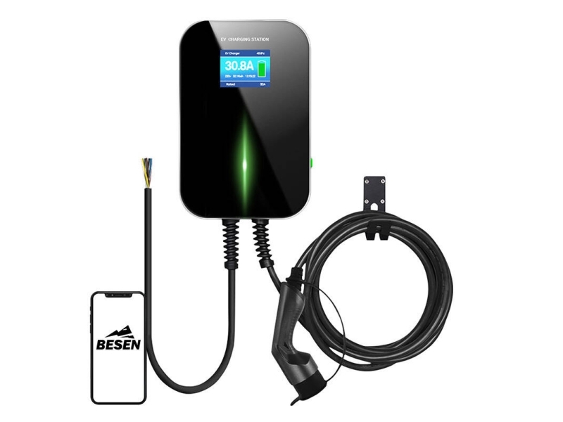 Besenin seinään asennettava sähköauton laturi BS20 22kW APP