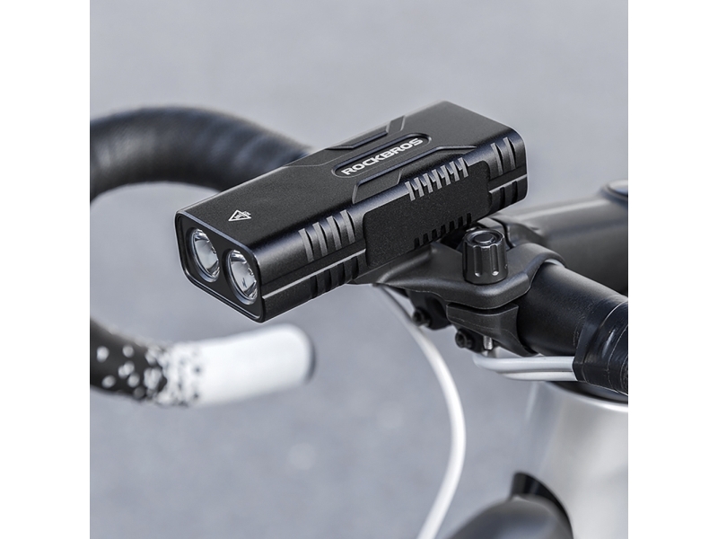 Rockbros 24310002001 bicycle light 850 lm with powerbank function + USB-C - USB-A cable - black