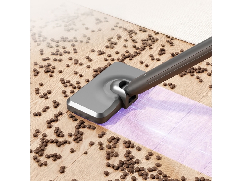 4-In-1 Handstaubsauger Vertikal Mit Bürste Gegen Hausstaubmilben - Grau