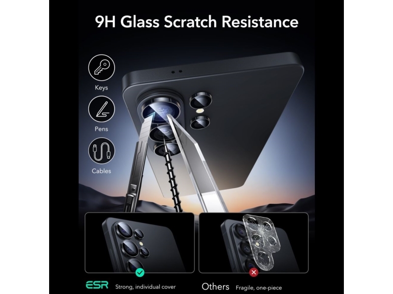 ESR Armorite kamerabeskyttelse for Samsung Galaxy S26 Ultra - svart