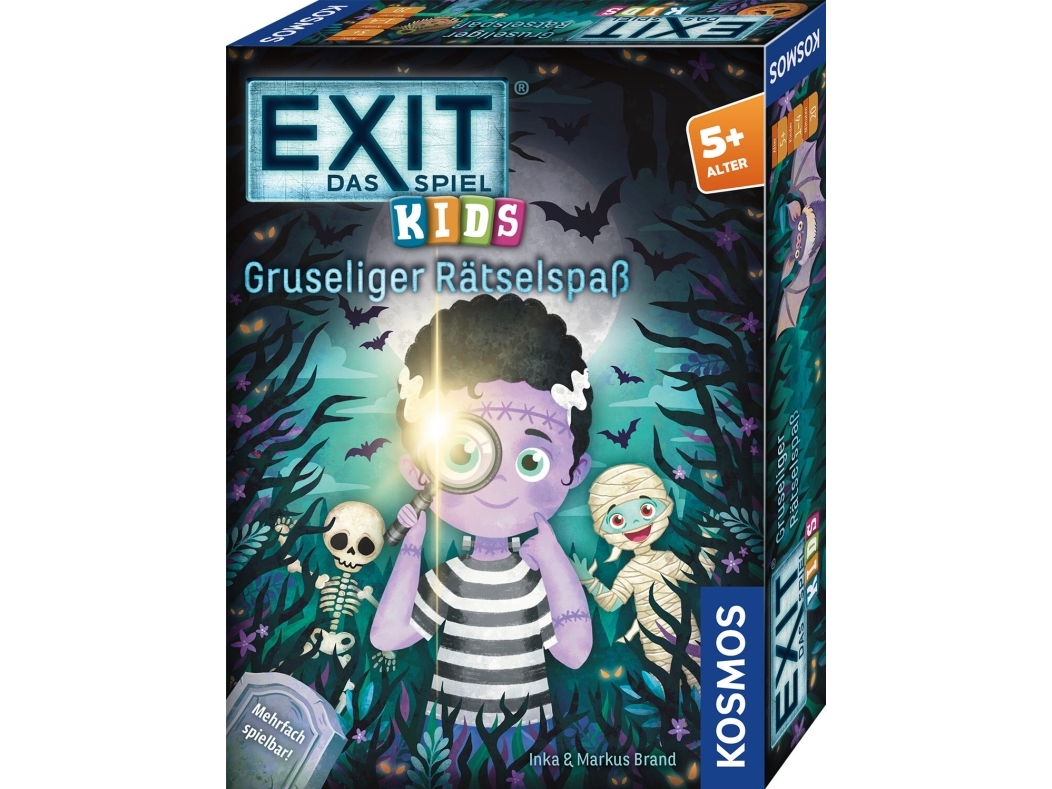 Kosmos Exit - Das Spiel - Kids: Gruseliger Rätselspaß, Brettspiel, Puzzle, 5 Jahr(E), 20 Min