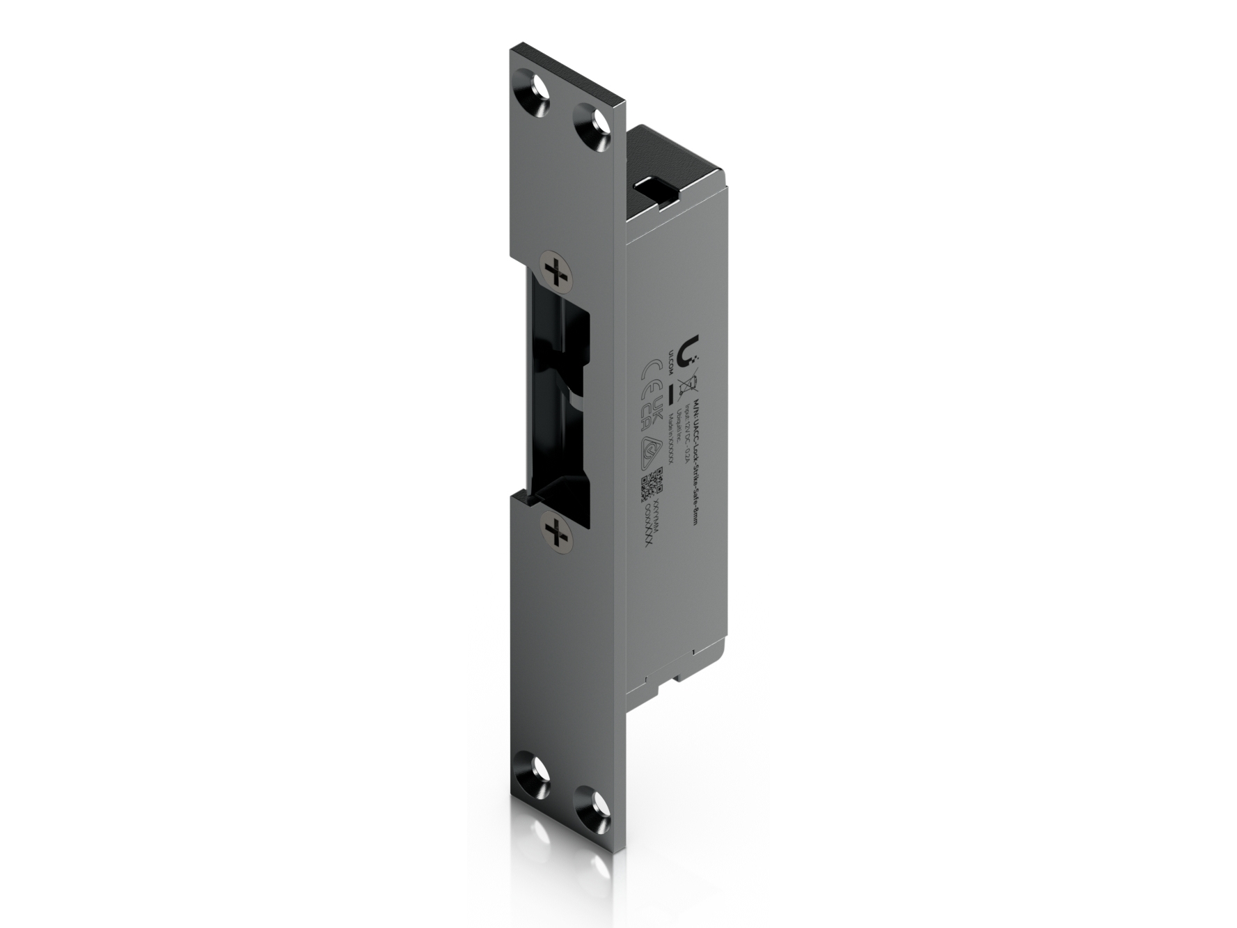 Fail-safe electric strike  lock with 8 mm lock slot
