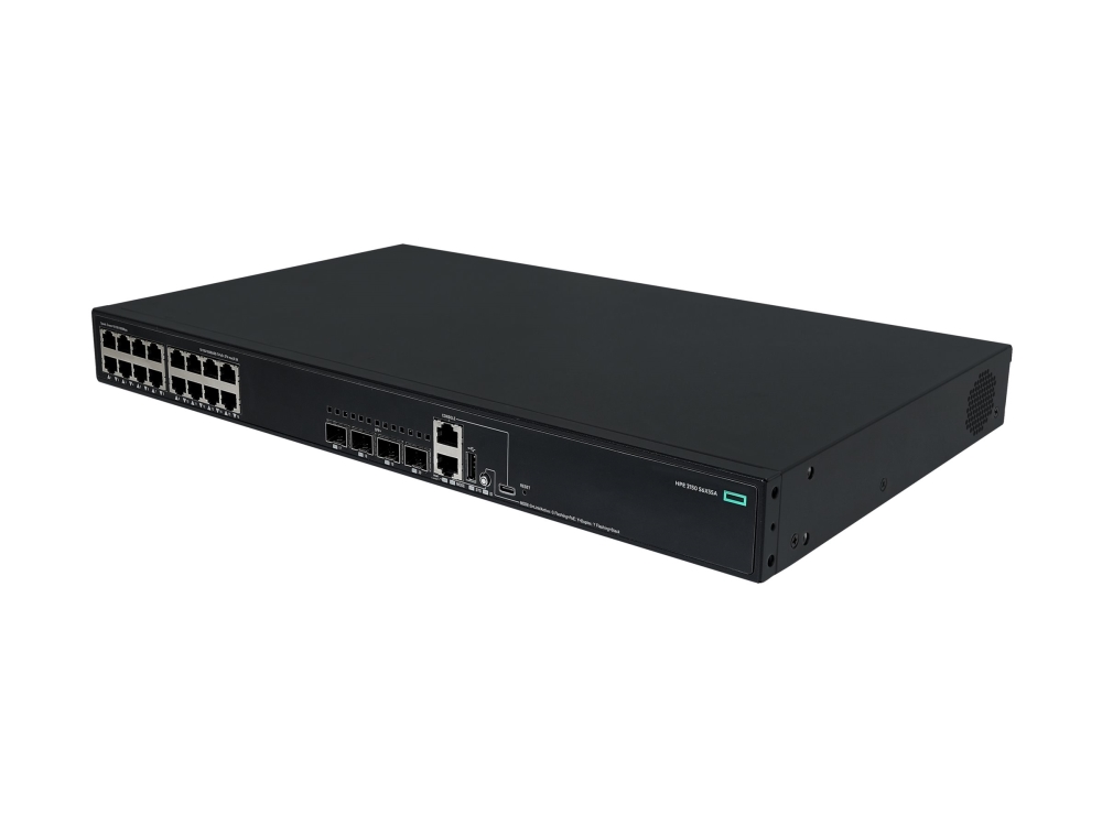 HPE Networking Comware 2150 16p 10M/100M/1G PoE+ 4p SFP+ 1G/10G 248W - Switch - L3 - Administreret - 16 x 10/100/1000Base-T (PoE+) + 4 x 1 Gigabit/10 Gigabit SFP+ (uplink/stacking) - Rackmonterbar - PoE+ (248 W)