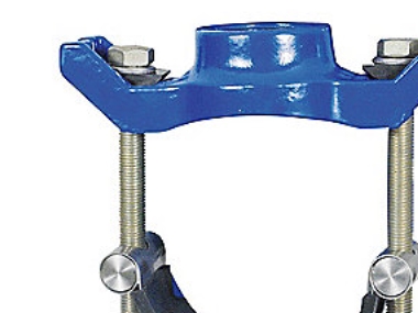 Ankkurikiinnike 156-186 x 1" - Universal, EPDM-tiiviste, A2-pultit, AVK