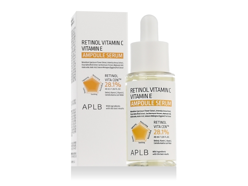 Apl B Retinol Vitamin C Vitamin E Ampul-Serum Anti-Age 40 Ml