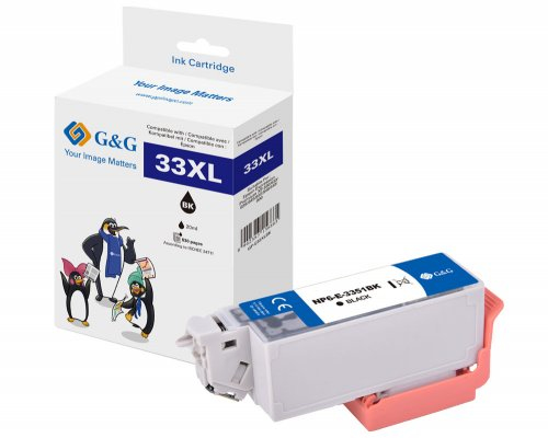 G&G 14666, Højt (Xl) Udbytte, Sort, 19,2 Ml, 1 Stk, 500 Sider, Enkelt Pakke