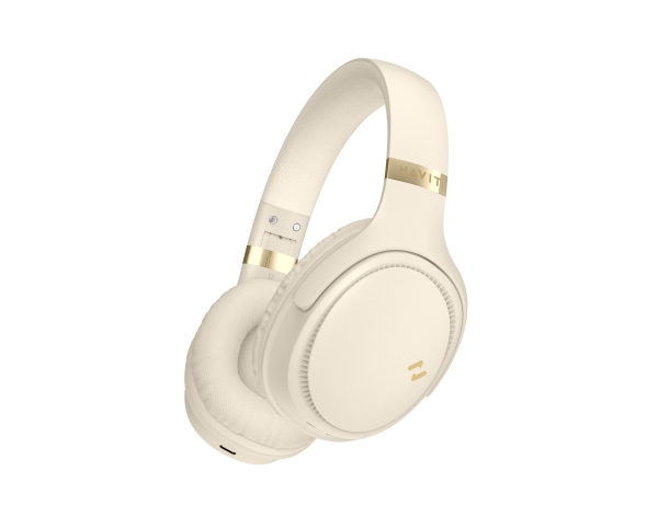 Havit H630bt (Butter Yellow), Kabel & Trådløs, 20 - 20000 Hz, Musik, 225 G, Hovedtelefoner