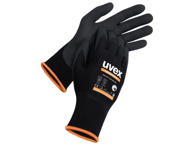 Uvex 6002607, Sort, Voksen, Unisex, 1 Stk, Elastin, Polyamid