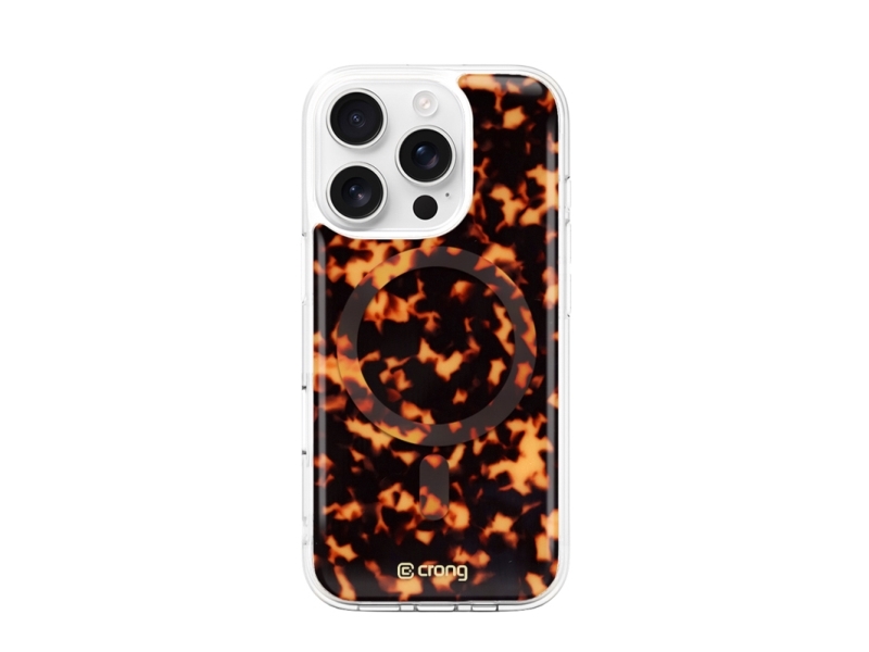 Crong Crgdlmip1663ptor, Cover, Apple, Apple Iphone 16 Pro, Transparent, Bronze