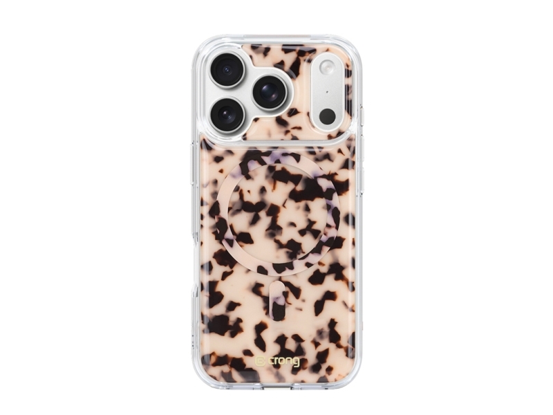 Crong Crgdlmip1769pbto, Cover, Apple, Apple Iphone 17 Pro Max, Transparent, Cappuccino