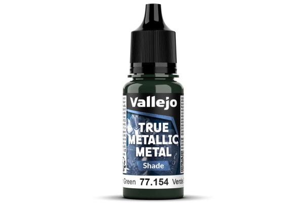 Vallejo 77.154 True Metallic Metal Shade Dusken Green 18 ml | Hobby - Färg vattenbaserad - Metallfärg | GameStuff