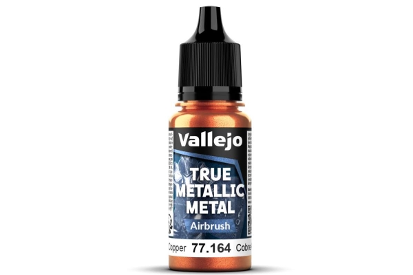 Vallejo 77.164 True Metallic Metal - Airbrush - Ancient Copper 18 ml | Hobby - Färg vattenbaserad - Metallfärg | GameStuff