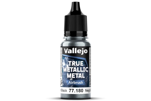 True Metallic airbrush Obsidian Black 18 ml | Hobby - Färg vattenbaserad - Metallfärg | GameStuff